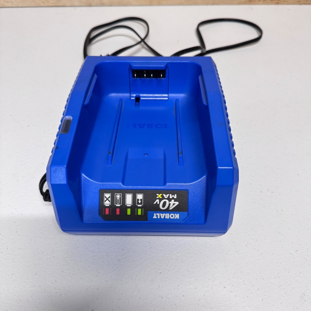 Kobalt Battery Charger Blue 40V Max Lithium-Ion KRC 840-03